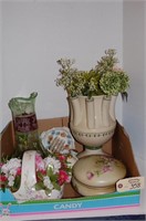 Various China Vases & Tea Set