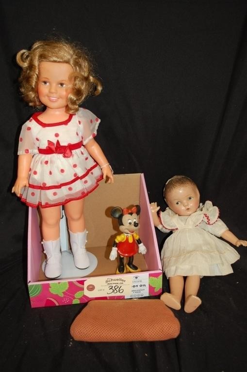 1972 Shirley Temple Doll/Minnie Mouse/Vintage Doll