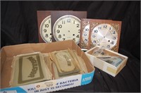 Regulator Glass Inserts, Clock Faces & Numbers