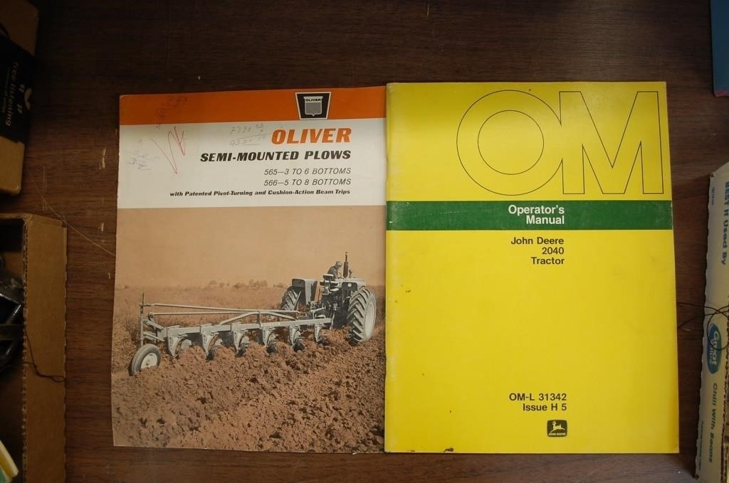 John Deere Tractor Manuals & 1961 Chevrolet