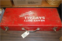 Milwaukee Corded Sawzall W/ Case & Blades