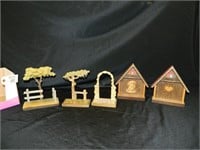 Anri Wood Figurine Displays