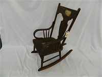 Small Wood Rocking Chair- See Description