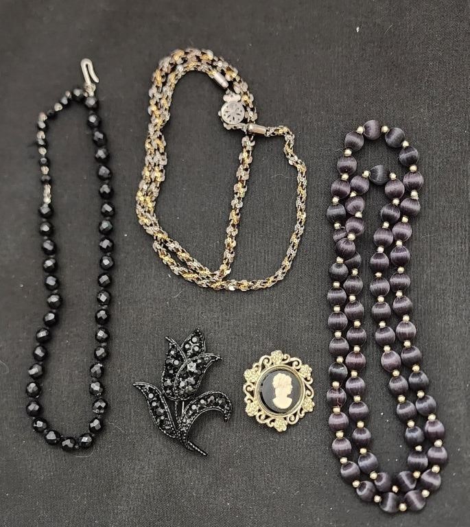 Black and Gold Jewelry