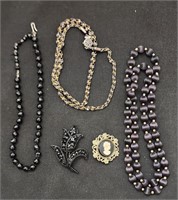 Black and Gold Jewelry
