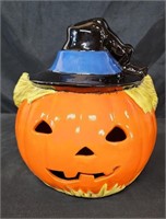 Ceramic Halloween Jacko Lantern