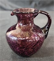 Vntg MIniture Amethyst Vase