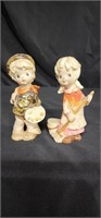 Vntg. Lefton Japan Ceramic Figurines. 2pc