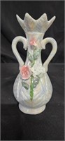 Vntg Opalescent Porcelain Vase