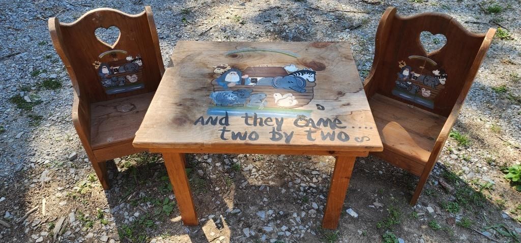 Childs Table and 2 Chairs