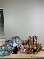 Lot of Ty Stuffed Animals