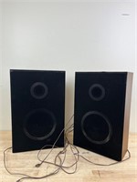 Two Grand Prix Electronic Speakers