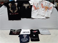10-LADIES SM.&MED. MISC. T SHIRTS & TANK TOPS