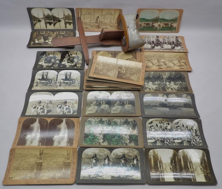 Old Stereoview Cards & Viewer