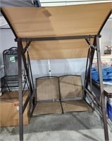NEW Double seat steel frame swing