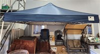 NEW 10ft x 10ft Canopy. Blue/ white with
