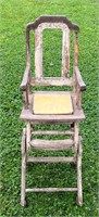 ANTIQUE HIGH CHAIR / ROCKING CHAIR COMBO