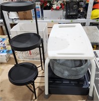 Bundle with 3 tier plant stand, cat bed,