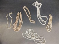 Costume Jewelry Pearl Necklaces