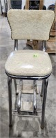 Vintage  chair stool with folding steps