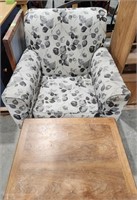 Swivel & rocking chair & wood end table