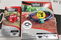 Weber grill cover & adapter hose 6ft, Fit