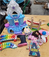 Bundle with assortment baby to 4yrs toys,