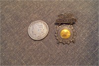 1907 Jamestown Exposition Souvenir Pin and Medal