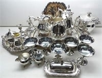 Silver-Plated Service Set & Misc.