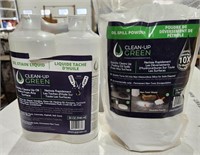 Clean-UP Green bundle. 32oz oil stain liquid
