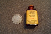 Antique Codeine-Papaverine Bottle - Poison Bottle