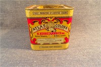 Vintage Atlas Colors Tin - For All Food Products