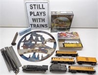 HO Trains, Steel Display, New Puzzle