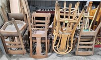 Bundle wood chairs & stools