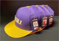 Lot of 4 LSU College Licensed Hats NWT