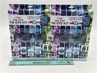 NEW Lot of 2-37pc One Step Tie Dye Kit Riptide