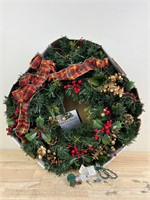 Pre-Lit Christmas Wreath