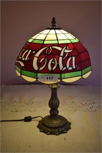 Coca cola Tiffany Style Lamp