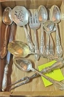 Sterling silver serving pieces approx 12 pieces