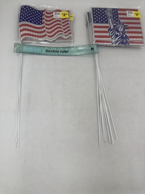 NEW Lot of 13- Reflective Flag Stand Sign