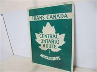 METAL TRANS CANADA TRAFFIC SIGN