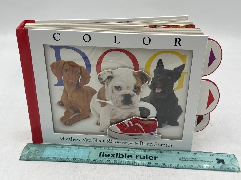 NEW Color Dog Pop up And Interactive Kids Book