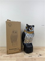 16” Solar Powered Scarecrow Owl