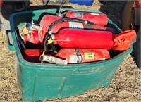 Bundle of fire extinguishers