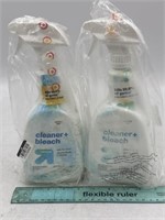NEW Lot of 2- Up&Up Cleaner + Bleach