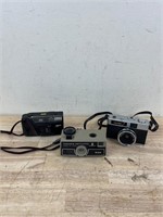 Vintage camera lot x3