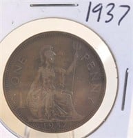 1937 Georgivs VI One Penny
