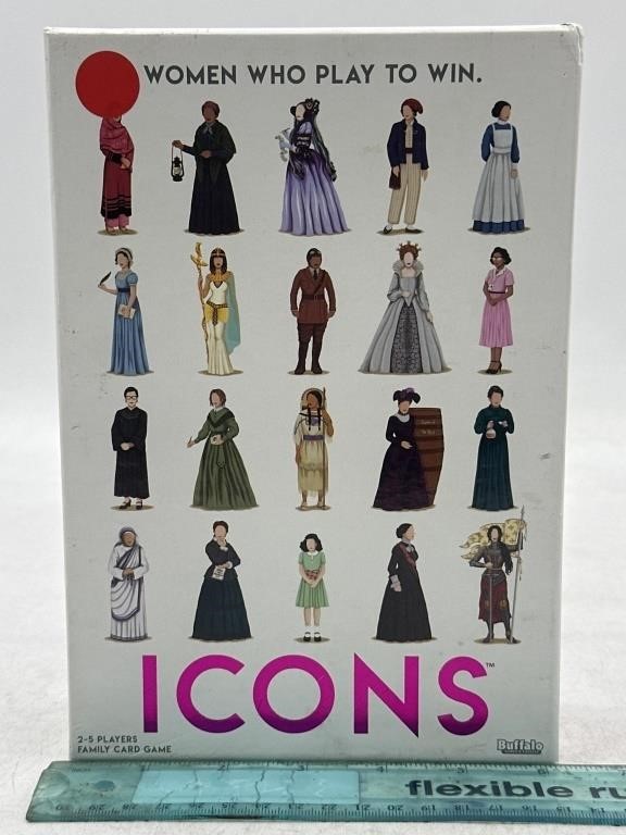 NEW ICONS Women Who Play To Win Family Card Game
