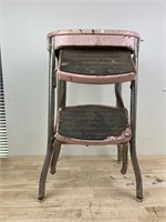 Vintage Cosco metal step stool