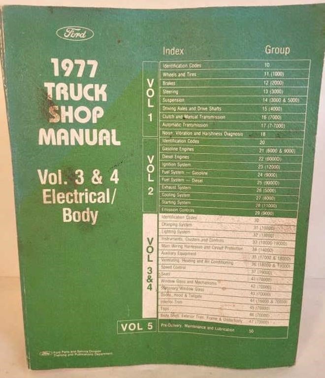 1977 Ford Truck Shop Manual Vol. 3 & 4